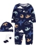 Carter's 3-delige outfit donkerblauw