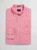Gant Linnen blouse - regular fit - lichtroze