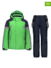 CMP 2-delige ski-/snowboardoutfit groen/donkerblauw
