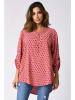 Plus Size Company Blouse "Los Angeles" rood