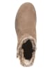 Avance shoes Leder-Boots in Taupe
