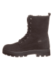 Avance shoes Leder-Boots in Schwarz