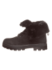 Avance shoes Leder-Boots in Schwarz