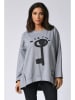 Plus Size Company Sweatshirt "Bonnie" grijs