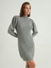 BGN Gebreide jurk grijs