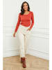 Soft Cashmere Trui roestrood