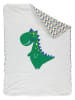 Lamino Omkeerbare deken grijs gemêleerd/meerkleurig - (L)98 x (B)72 cm