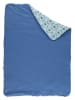 Lamino Omkeerbare deken blauw/lichtblauw - (L)96 x (B)73 cm