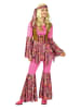 CHAKS 3-delig kostuum "California Hippie" roze/meerkleurig