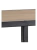 AC Design Hoedenplank "Seaford" lichtbruin/zwart - (B)50 x (H)22 x (D)28 cm