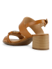 Geox Skórzane sandały "Marykarmen" w kolorze jasnobrązowym