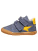 BO-BELL Leder-Sneakers in Blau/ Gelb