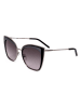 Karl Lagerfeld Dameszonnebril zilverkleurig-zwart-grijs/bruin