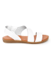 CLKA Leder-Sandalen in Weiß
