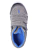 Lurchi Leder-Sneakers "Mobo" in Grau/ Blau