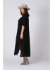 Plus Size Company Linnen jurk "Kara" zwart