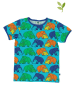 Småfolk Shirt "Elephant" turquoise