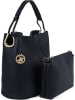 Bags selection Schultertasche in Dunkelblau - (B)35 x (H)32 x (T)17 cm
