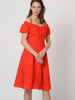 William de Faye Linnen jurk rood