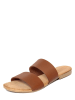 Lionellaeffe Leren slippers bruin