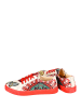 Streetfly Sneakers in Beige/ Rot