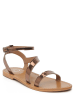 Whitesun Leren sandalen "Xigala" roségoudkleurig