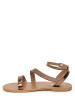 Whitesun Leren sandalen "Xigala" roségoudkleurig