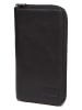 Eastpak Leren portemonnee "Tait Single" zwart - (B)12 x (H)22 x (D)2 cm