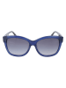 Karl Lagerfeld Damen-Sonnenbrille in Blau-Schwarz/ Grau
