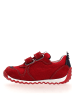 Naturino Skórzane sneakersy w kolorze czerwonym