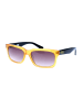 Damen-Sonnenbrille in Gelb-Schwarz/ Lila
