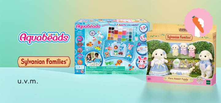 Sylvanian Families, Aquabeads & mehr