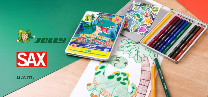 JOLLY, CRETACOLOR, SAX & ÖKI