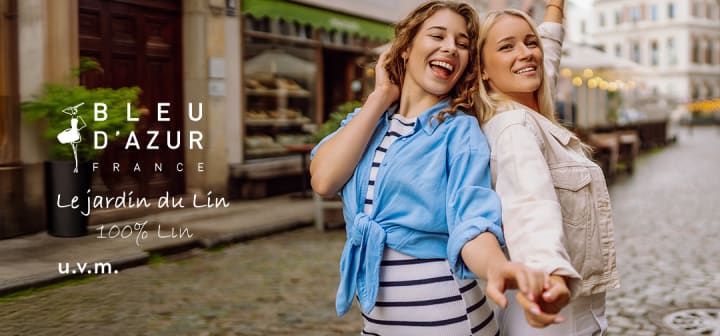 Zeitlose Mode in Blau & Weiß