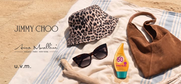 Accessoires für sonnige Tage