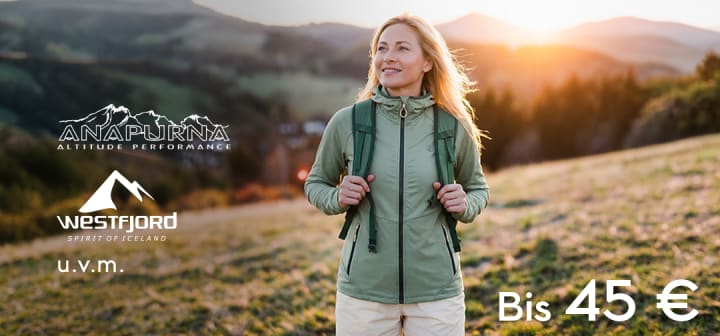 Outdoorjacken bis 45 €