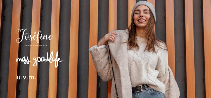 Gemütliche Strickmode & Denim