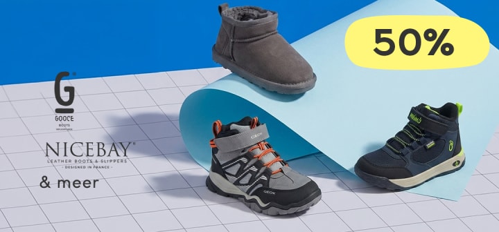 50% OFF voor kids