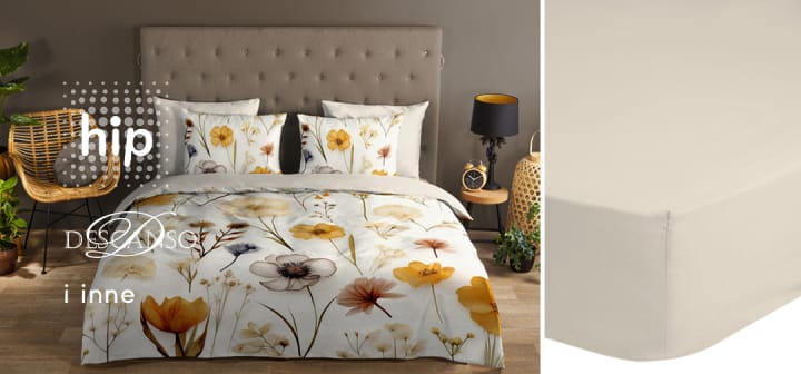 Pościel w kwiatowe wzory