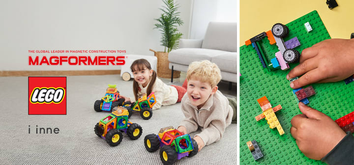 MAGFORMERS, STICK-O & LEGO®
