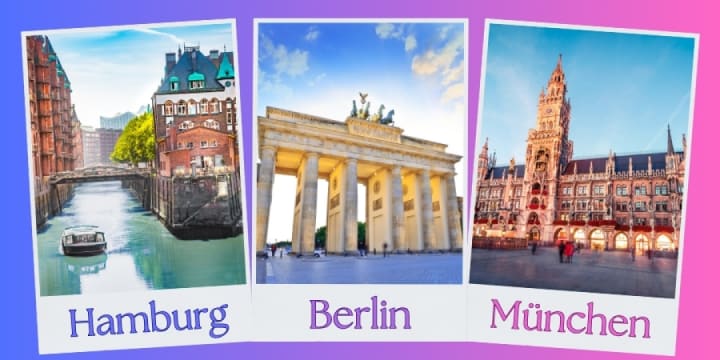 Deutschland Citytrips - München, Hamburg & Berlin
