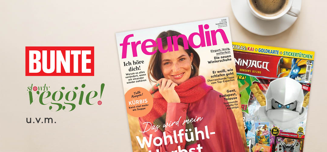 Top-Zeitschriften Abos