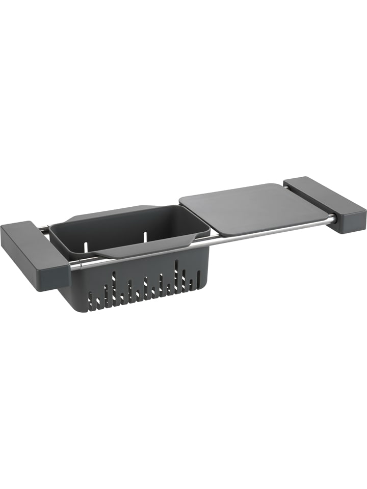 Spülen-Caddy "Cami" in Grau - (B)43,5 x (H)8 x (T)14 cm
