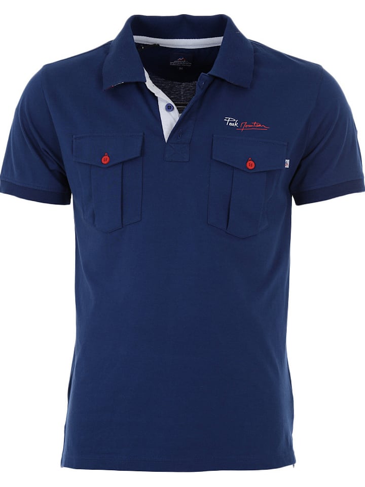 Poloshirt in Dunkelblau