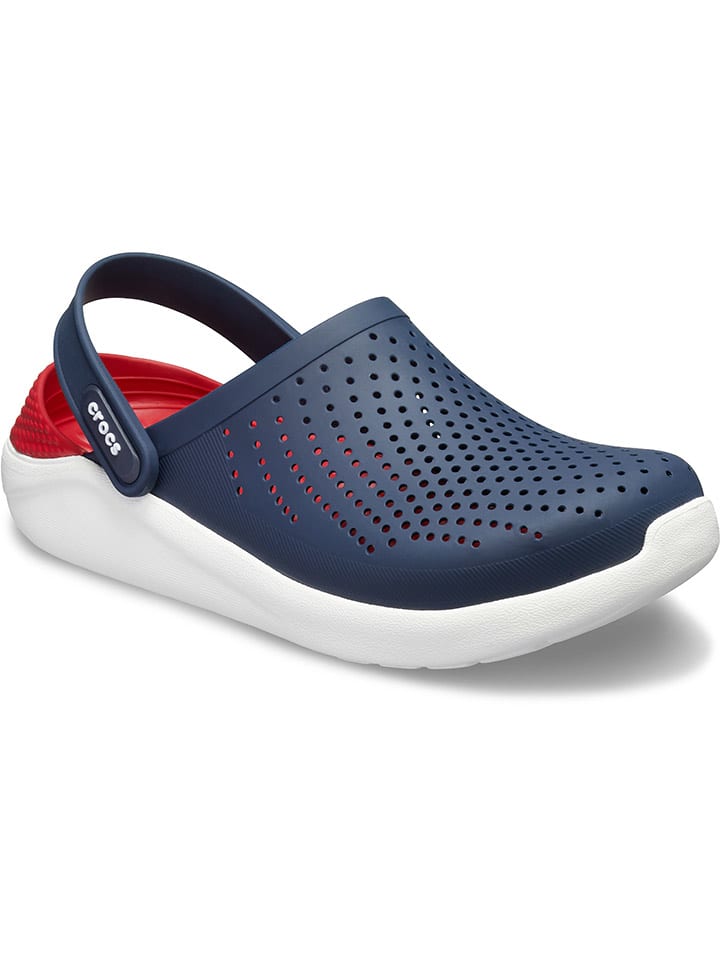Blue and red crocs shop