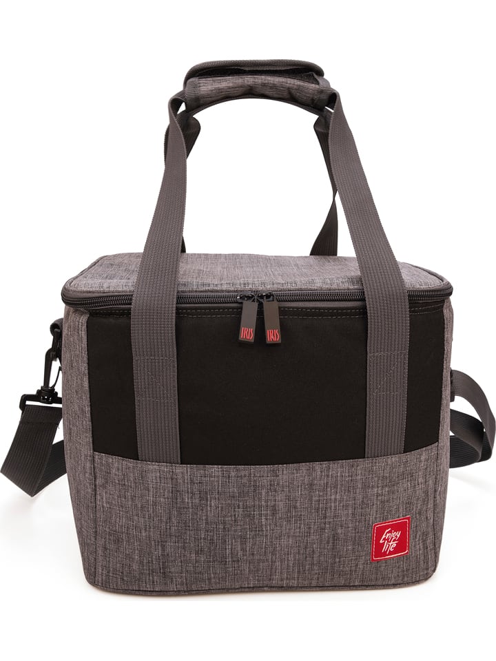Torba termiczna "Cooler" w kolorze szarobrązowym - 33 x 26,5 x 25,5 cm