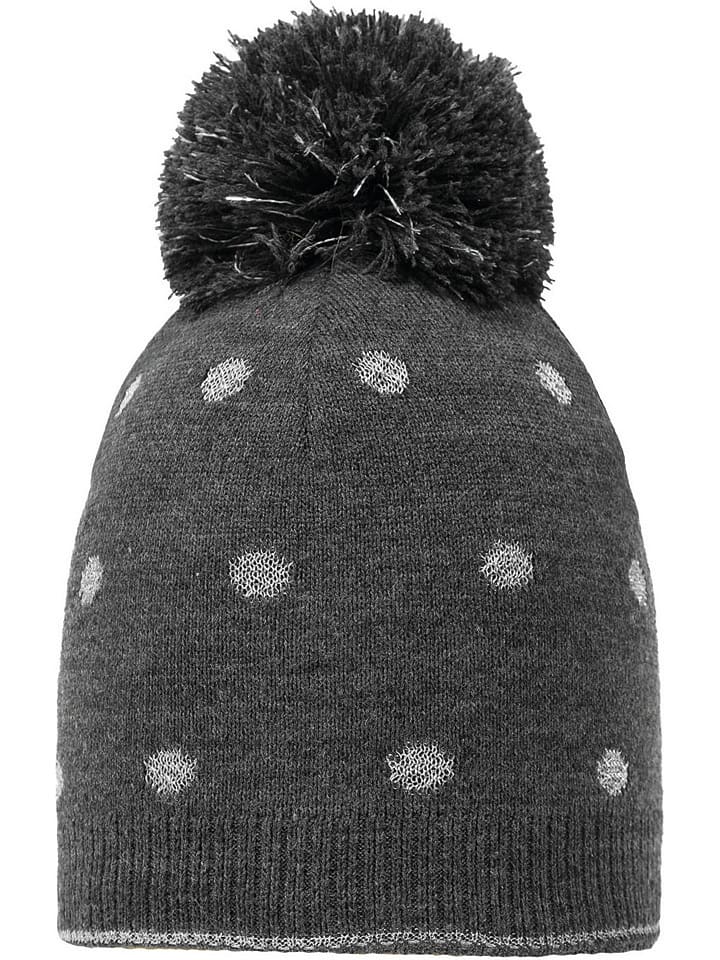Strickmütze in Grau