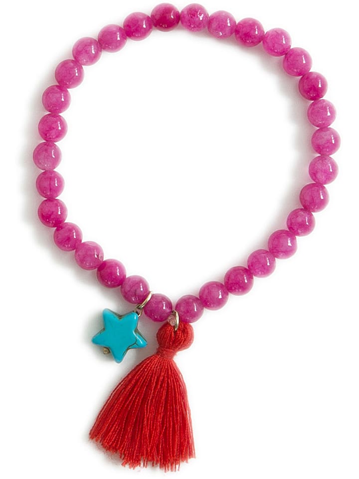 Armband "Hope" roze - Ø 6 cm