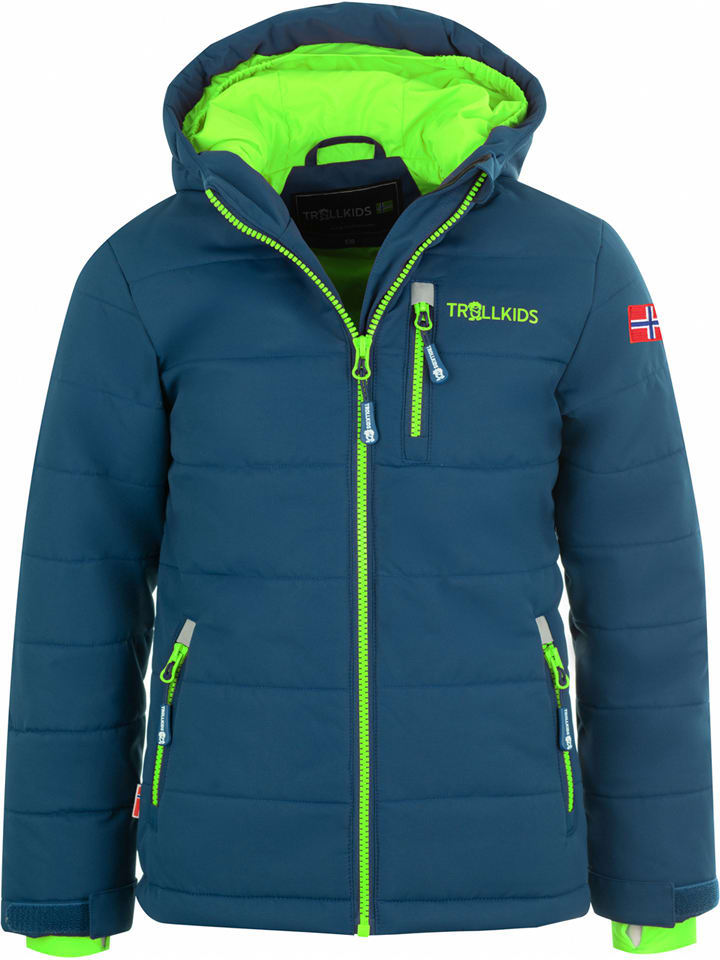 Kurtka narciarska "Hemsedal XT" w kolorze granatowo-zielonym