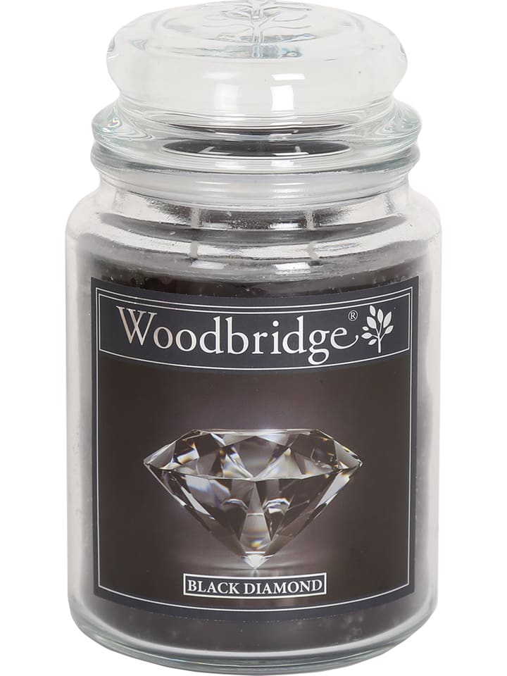 Duftkerze "Black Diamond" in Schwarz - 565 g
